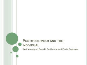 P  OSTMODERNISM AND