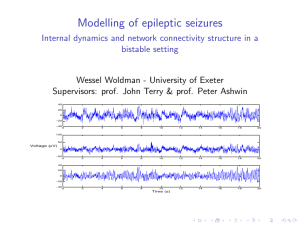 Modelling of epileptic seizures