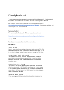 FriendlyReader API