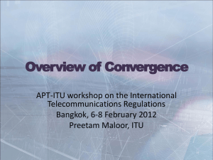 Overview of Convergence
