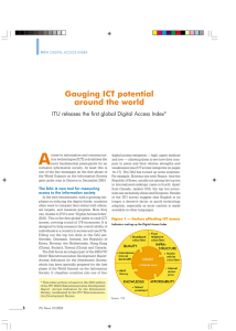 A Gauging ICT potential around the world