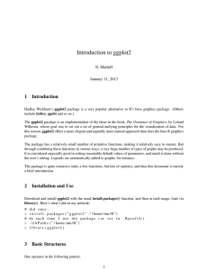 Introduction to ggplot2 1 Introduction N. Matloff