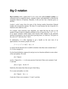 Big  O  notation