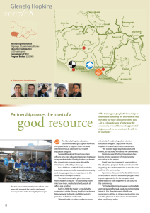 good resource 2007/08 Glenelg Hopkins Partnership makes the most of a