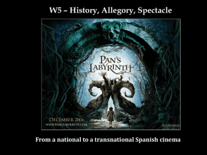 W5 – History, Allegory, Spectacle