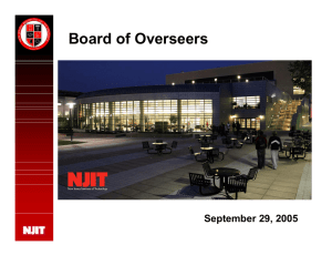 Board of Overseers September 29, 2005