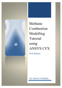 Methane Combustion Modelling Tutorial
