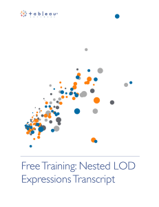 Free Training: Nested LOD Expressions Transcript