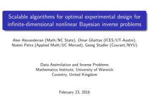 Scalable algorithms for optimal experimental design for
