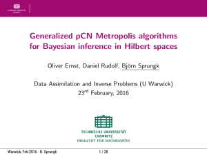 Generalized pCN Metropolis algorithms for Bayesian inference in Hilbert spaces