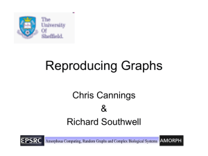 Reproducing Graphs Chris Cannings &amp; Richard Southwell