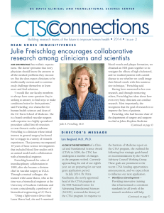 Julie Freischlag encourages collaborative research among clinicians and scientists