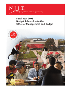 Fiscal Year 2008 Budget Submission to the Office of Management and Budget