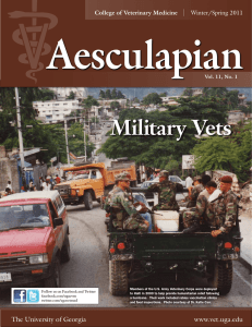 Aesculapian Military Vets College of Veterinary Medicine Military teaser