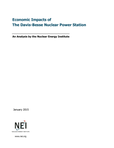 Economic Impacts of The Davis-Besse Nuclear Power Station