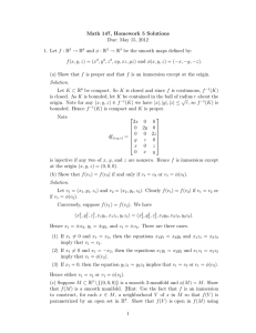 Math 147, Homework 5 Solutions Due: May 15, 2012 → R
