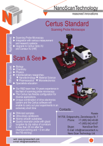 Certus Standard NanoScanTechnology