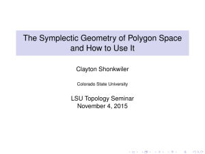 The Symplectic Geometry of Polygon Space and How to Use It