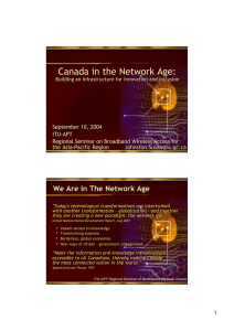 Canada in the Network Age: