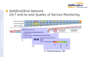 GeNiEnd2End Network 24/7 end-to-end Quality of Service Monitoring 1. 2.