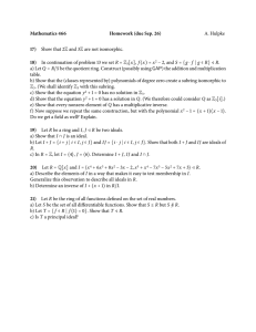 Mathematics 466 Homework (due Sep. 26) 17) 18)