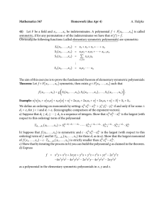 Mathematics 567 Homework (due Apr 4) 41) A. Hulpke