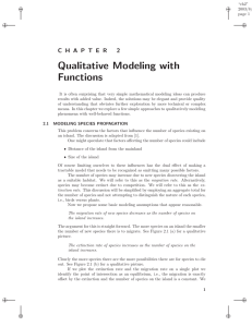 Qualitative Modeling with Functions C H A P T E R 2