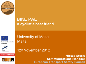 BIKE PAL University of Malta, Malta