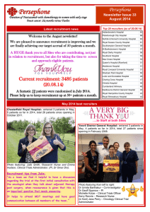 Persephone Newsletter Issue 33 August 2014