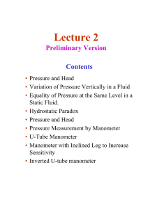 Lecture 2 Preliminary Version Contents