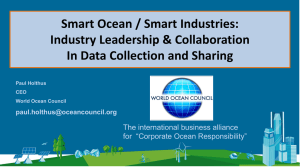 Smart Ocean / Smart Industries: Industry Leadership &amp; Collaboration World Ocean Council