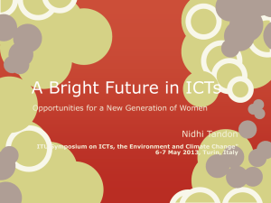 A Bright Future in ICTs  Nidhi Tandon