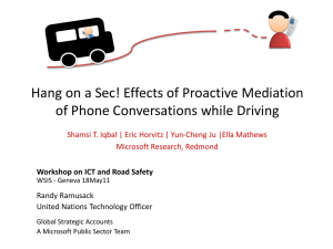 Hang on a Sec! Effects of Proactive Mediation