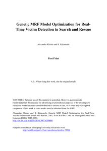 Genetic MRF Model Optimization for Real- Post Print
