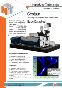 Centaur Certus Optic NanoScanTechnology