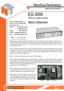 EG-3000 NanoScanTechnology Basic Datasheet reasoned innovations