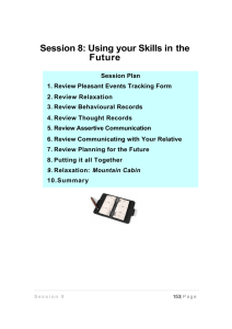 Session 8: Using your Skills in the Future