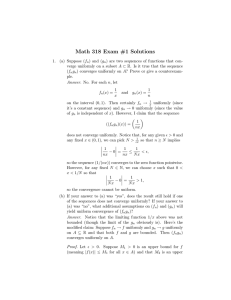 Math 318 Exam #1 Solutions