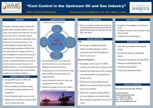 “Cost Control in the Upstream Oil and Gas Industry”