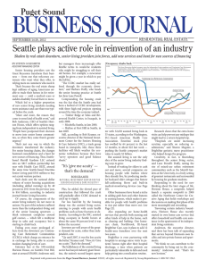 Seattle plays active role in reinvention of an industry
