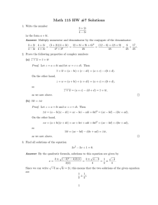 Math 115 HW #7 Solutions