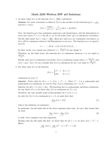 Math 2250 Written HW #3 Solutions