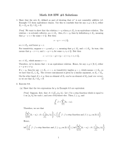 Math 318 HW #5 Solutions