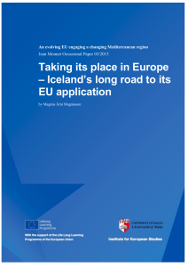 Taking its place in Europe – Iceland’s long road to its