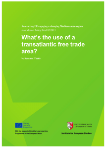 TITLE OF What’s the use of a RESEARCH PAPER transatlantic free trade
