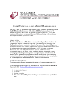 Student Conference on U.S. Affairs 2015 Announcement