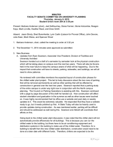 MINUTES FACULTY SENATE COMMITTEE ON UNIVERSITY PLANNING Thursday, January 8, 2015