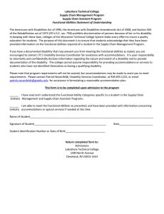 Lakeshore Technical College Supply Chain Management Program Supply Chain Assistant Program