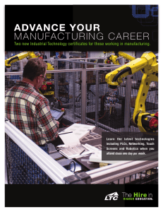 ADVANCE YOUR MANUFACTURING CAREER