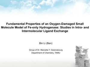 Fundamental Properties of an Oxygen-Damaged Small